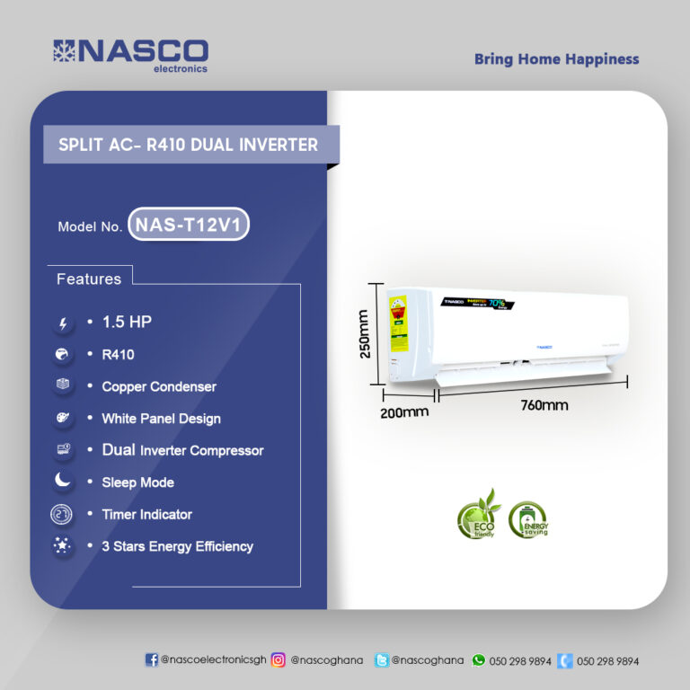 Nasco Hp R Split Dual Inverter Air Conditioner Nas T V