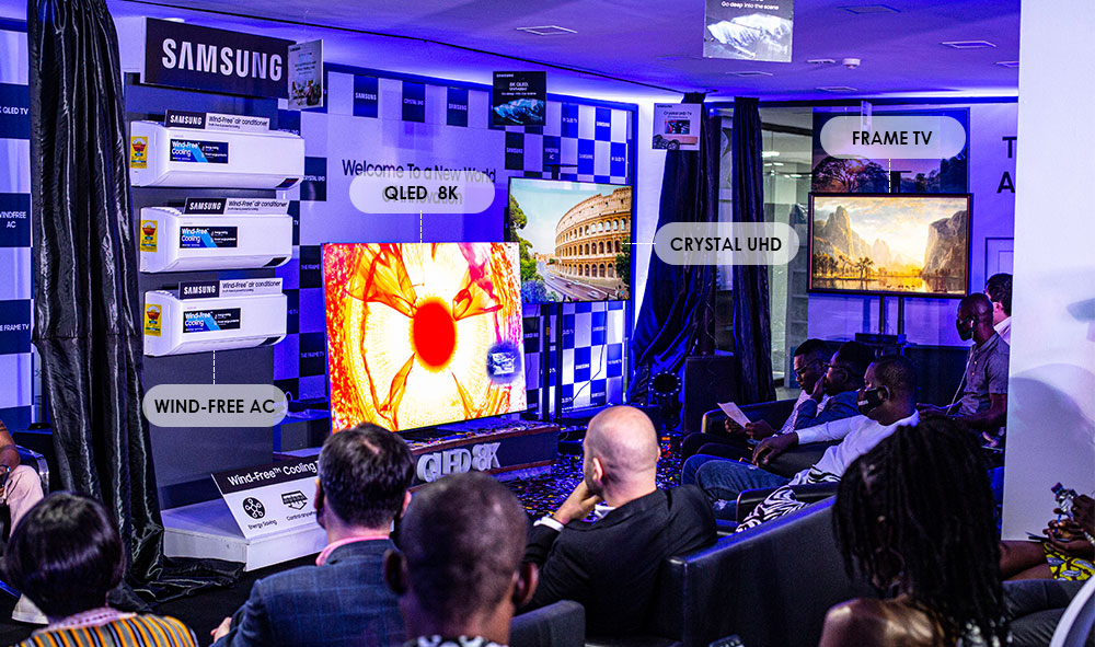 SAMSUNG LAUNCHES IT’S NEW RANGE OF TVS – QLED 8K TV, CRYSTAL UHD TV, THE FRAME 2020 AND THE WIND FREE AIR-CONDITION.