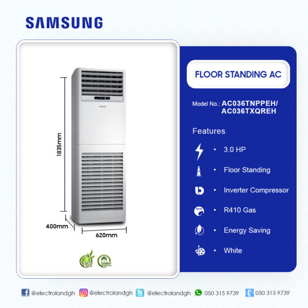 Samsung 3.5 Hp Floor Standing Ac With R410 Gas - Image 17