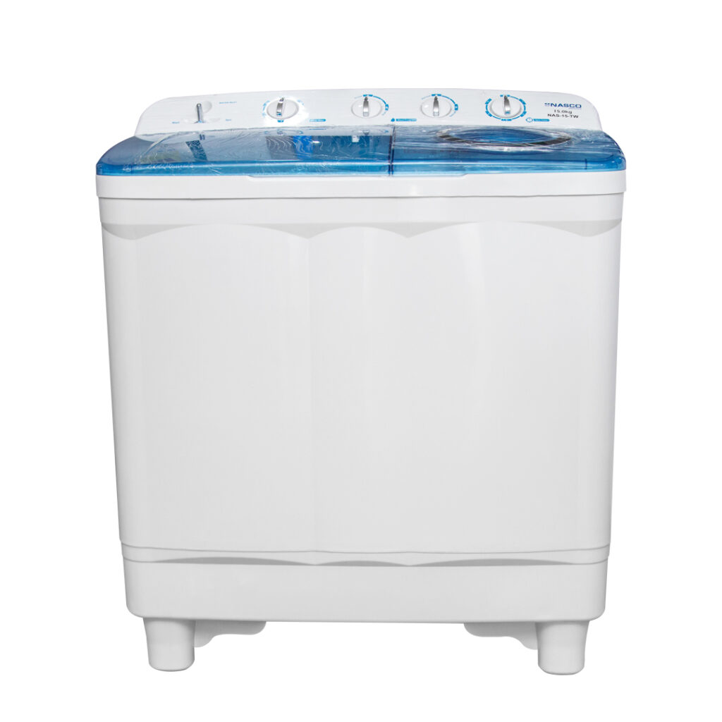 Nasco 15KG Twin Top Washing Machine