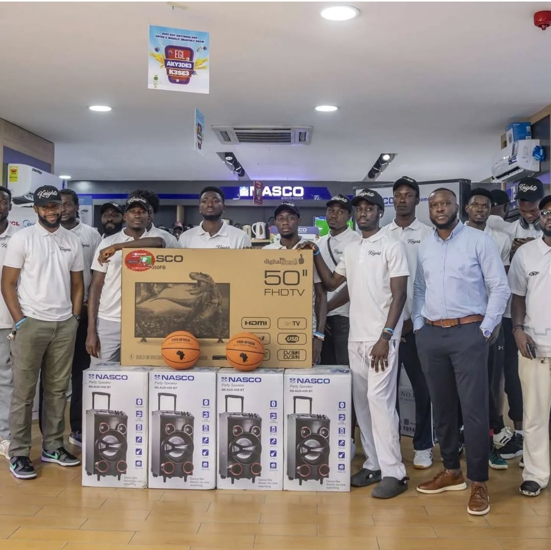NASCO ELECTRONICS Sponsors Spintex Knights to Ivory Coast