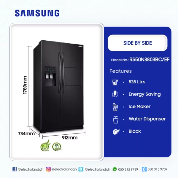 Samsung 647Ltr Side By Side Refrigerator - Image 11