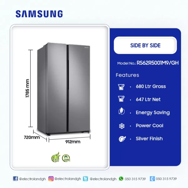 Samsung 647Ltr Side By Side Refrigerator - Image 2