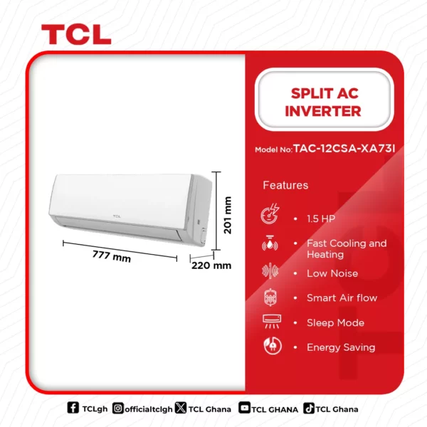 TCL Split Inverter R410 Ac - Image 2