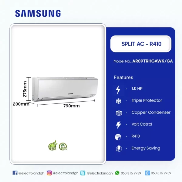 Samsung 1.0HP R410 Split-AC - Image 2