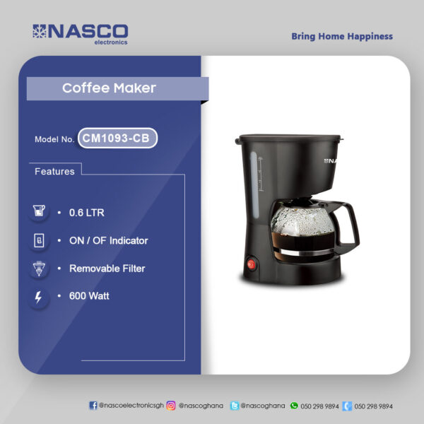 Nasco 0.5Ltr Coffee Maker - Image 2