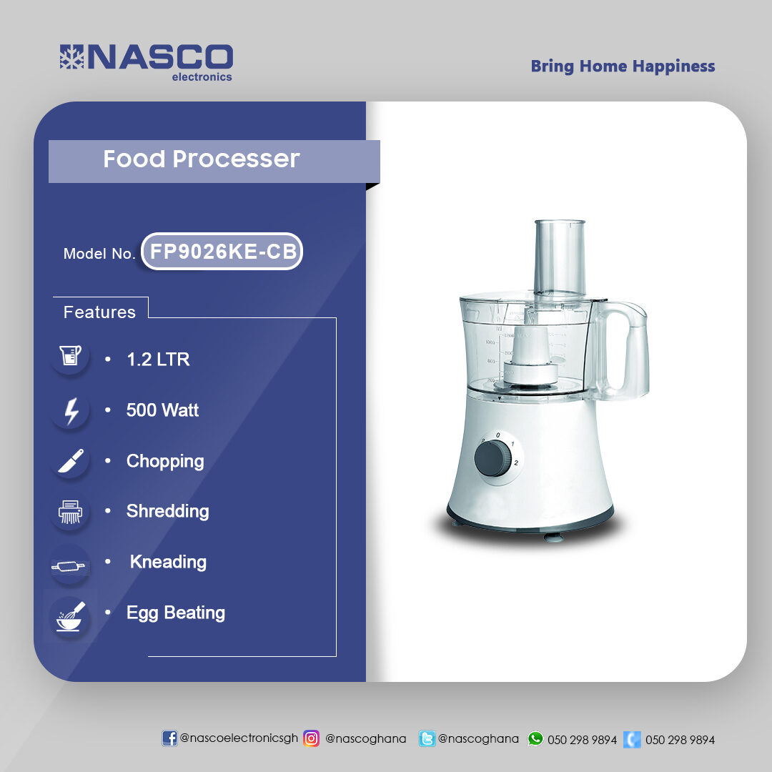 Nasco 1.2Ltrs Food Processor - Image 2