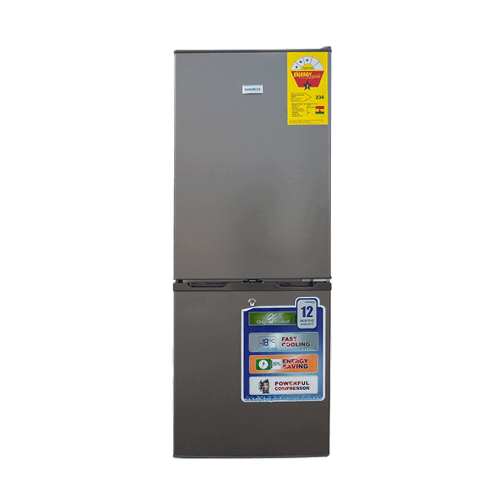 Nasco 118Ltr Bottom Freezer Refrigerator