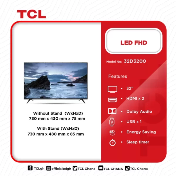 TCL FHD Satellite 32'' - Image 2