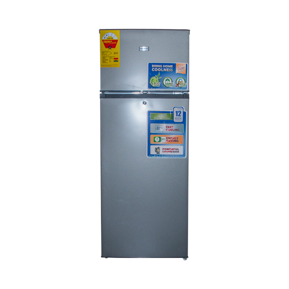 Nasco 217Ltr Double Door Top Mount Refrigerator