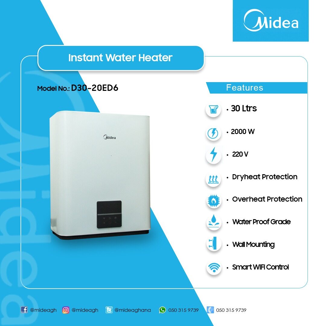 Midea 30Ltrs Water Heater - Image 2
