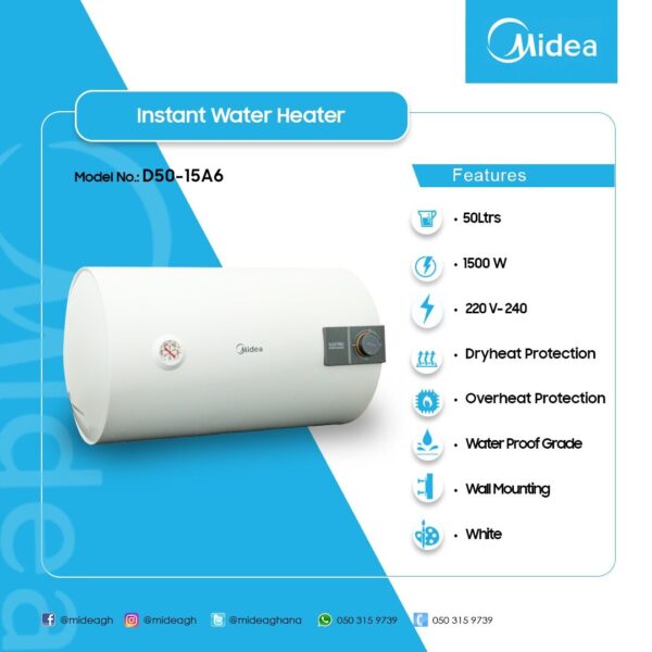 Midea 50Ltr Water Heater - Image 2