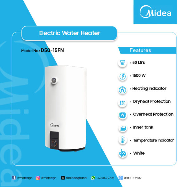 Midea 50Ltrs Water Heater - Image 2