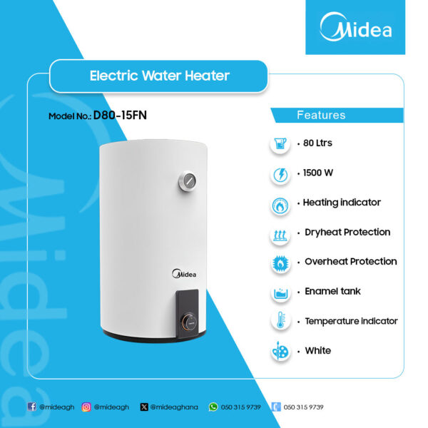 Midea 80Ltrs Water Heater - Image 2