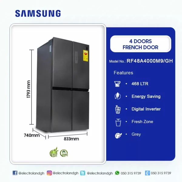 Samsung 468Ltrs French Door Refrigerator - Image 2