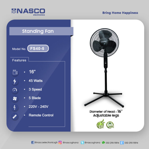 Nasco 16 " Standing Fan Blades - Image 2