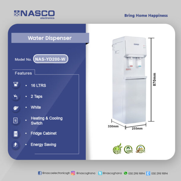 Nasco 16Ltrs Water Dispenser - Image 2