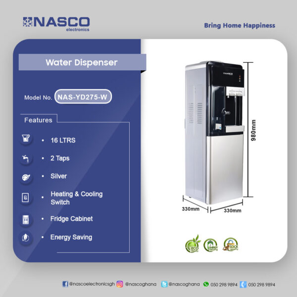 Nasco 16Ltrs Water Dispenser - Image 2