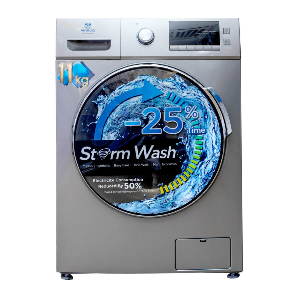 Nasco 11KG Front Load Washing Machine