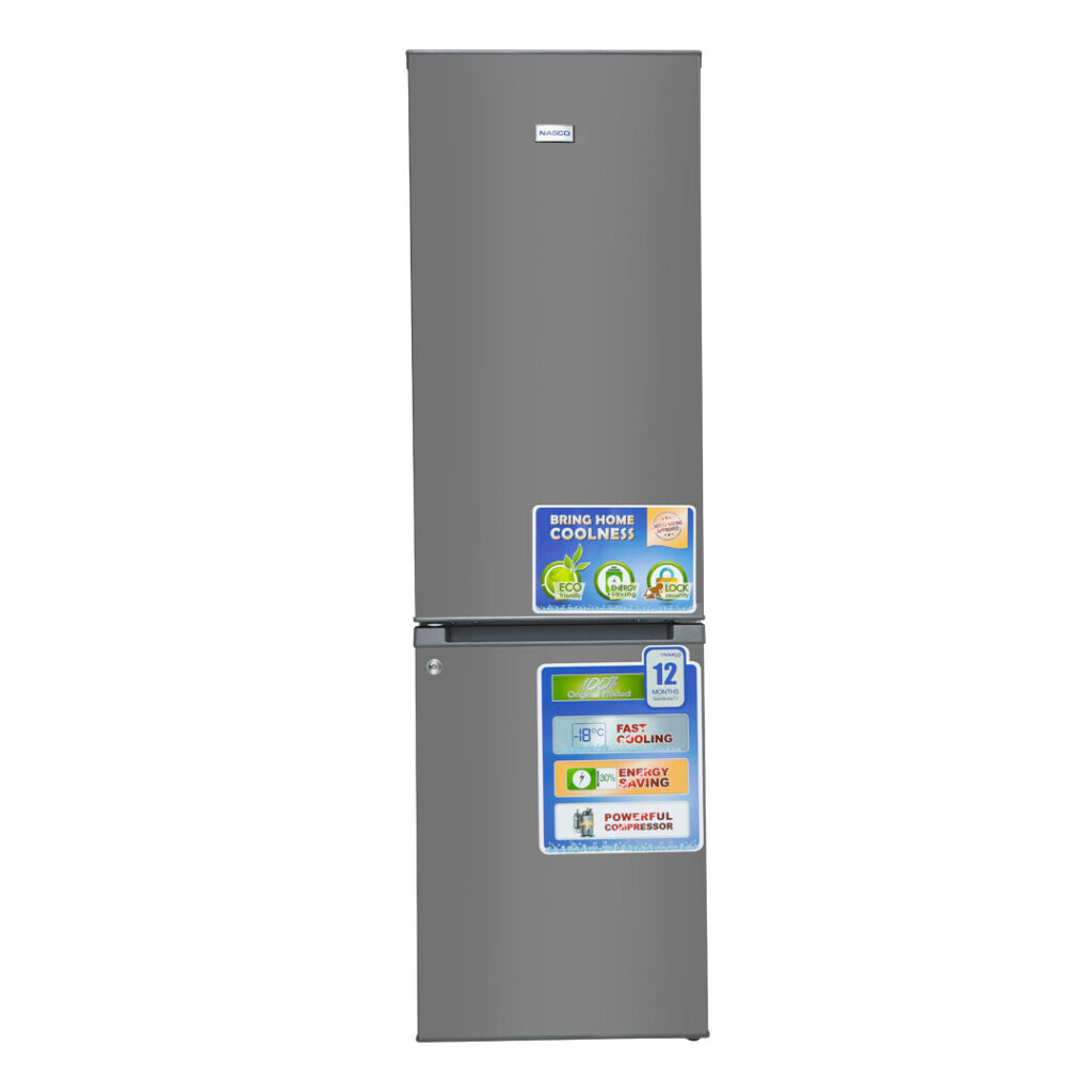 Nasco 170Ltr Bottom Freezer Refrigerator