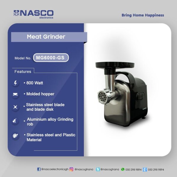 Nasco 800Watt Meat Grinder - Image 2
