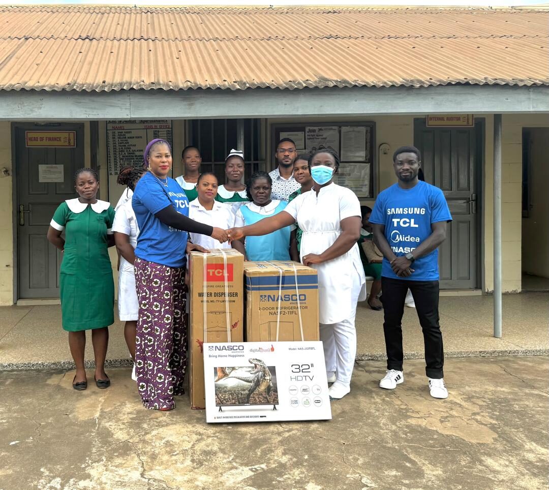 EGL supports Akim Oda Hospital with essential electronics
