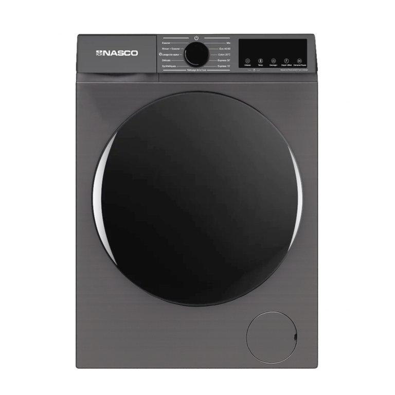 Nasco 12KG Front Load Washing Machine